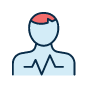 person getting checkup icon